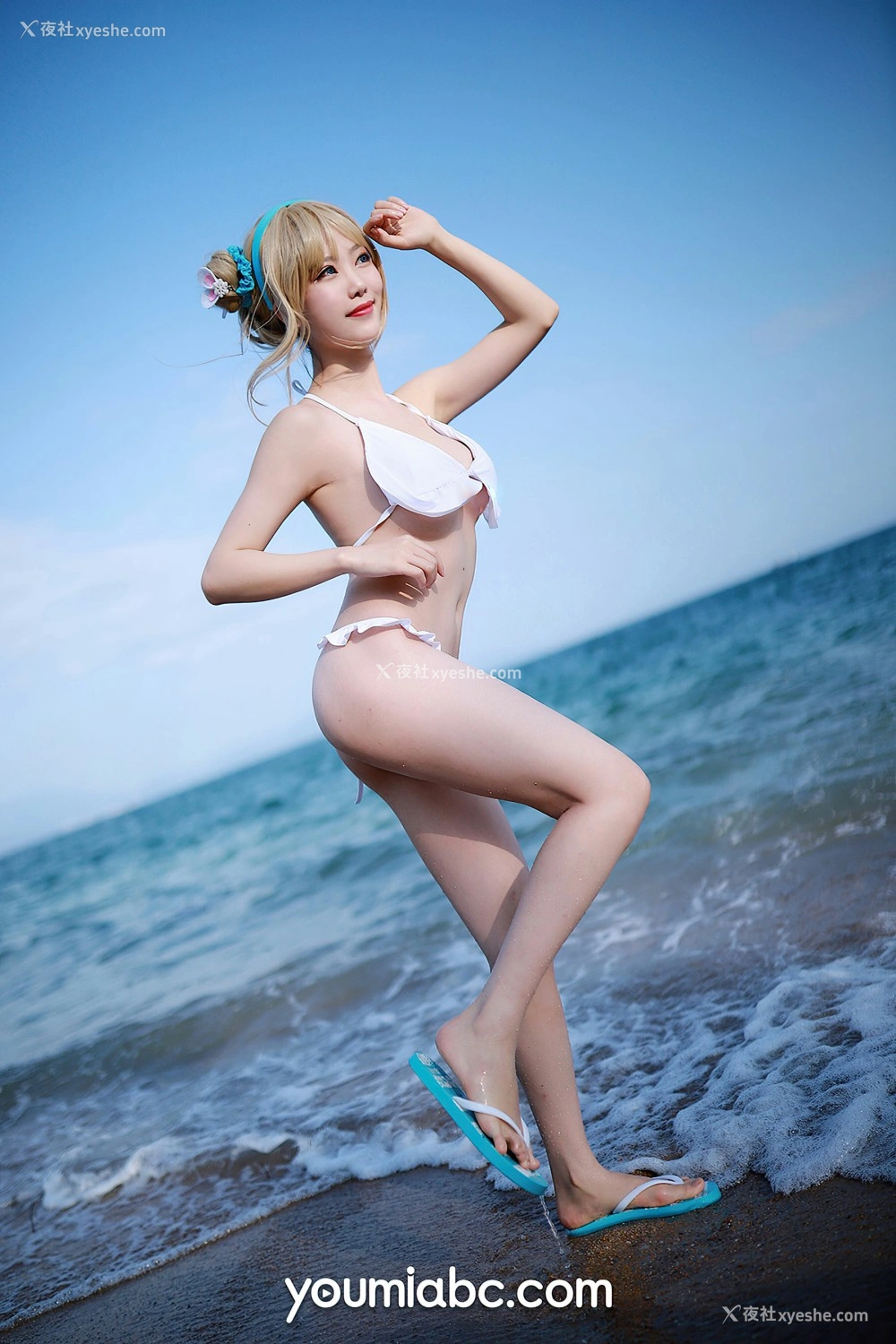 1P - [尤蜜YouMi] 抖娘利世 海边的索米