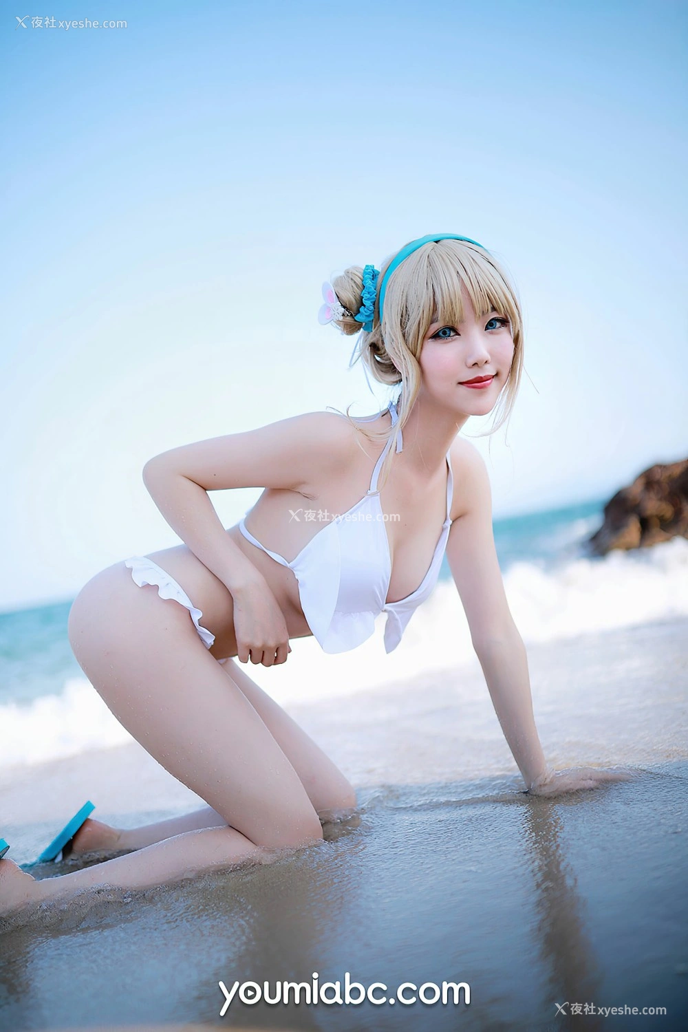 1P - [尤蜜YouMi] 抖娘利世 海边的索米