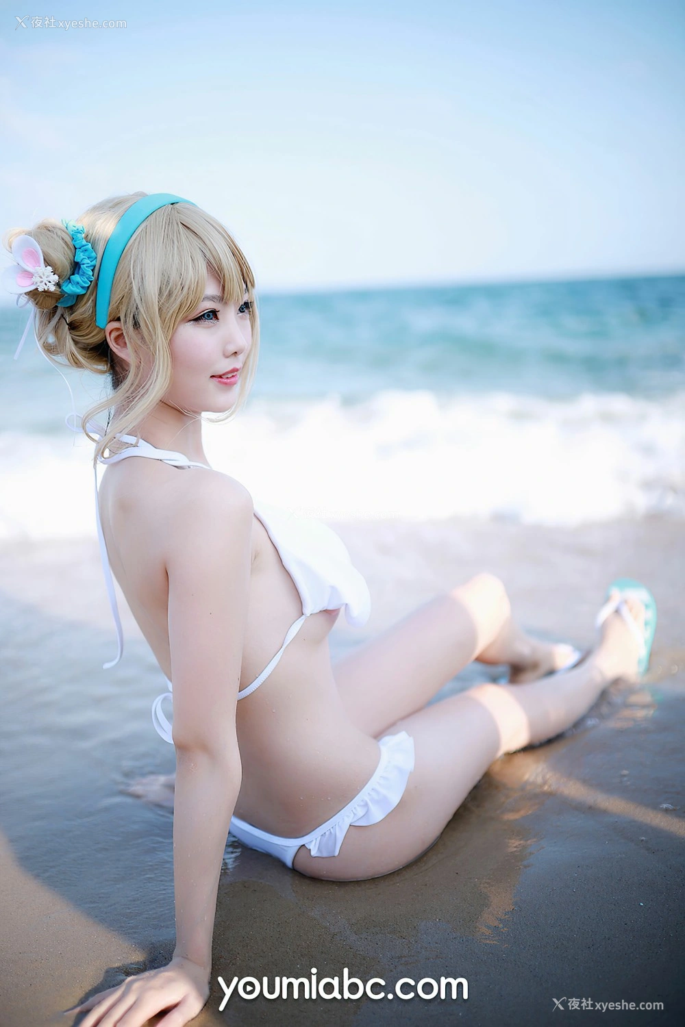 1P - [尤蜜YouMi] 抖娘利世 海边的索米
