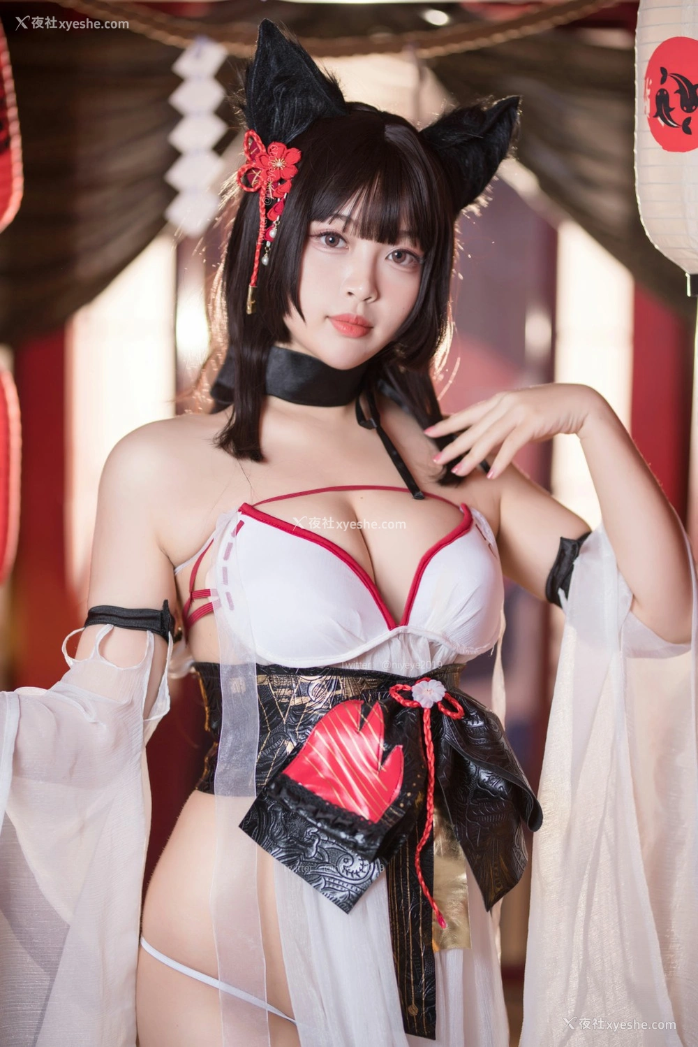 1P - [Cosplay]白烨 – 湿身泳装