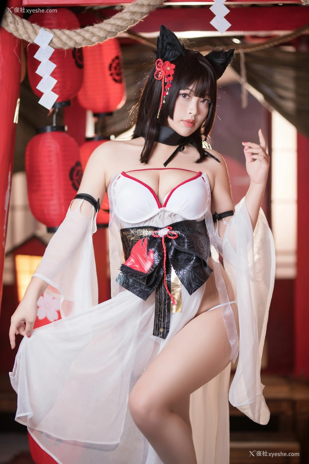 1P - [Cosplay]白烨 – 湿身泳装