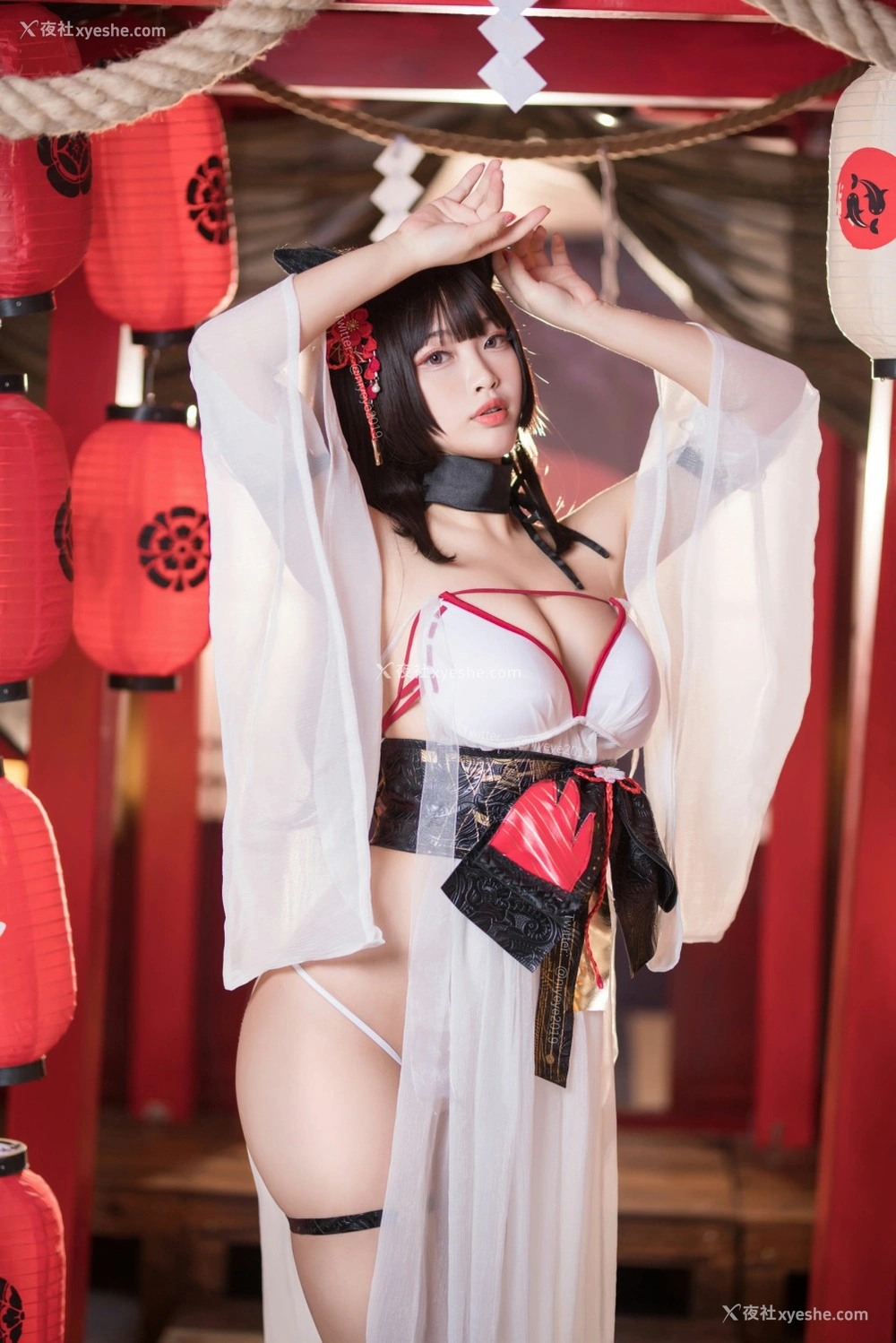 1P - [Cosplay]白烨 – 湿身泳装