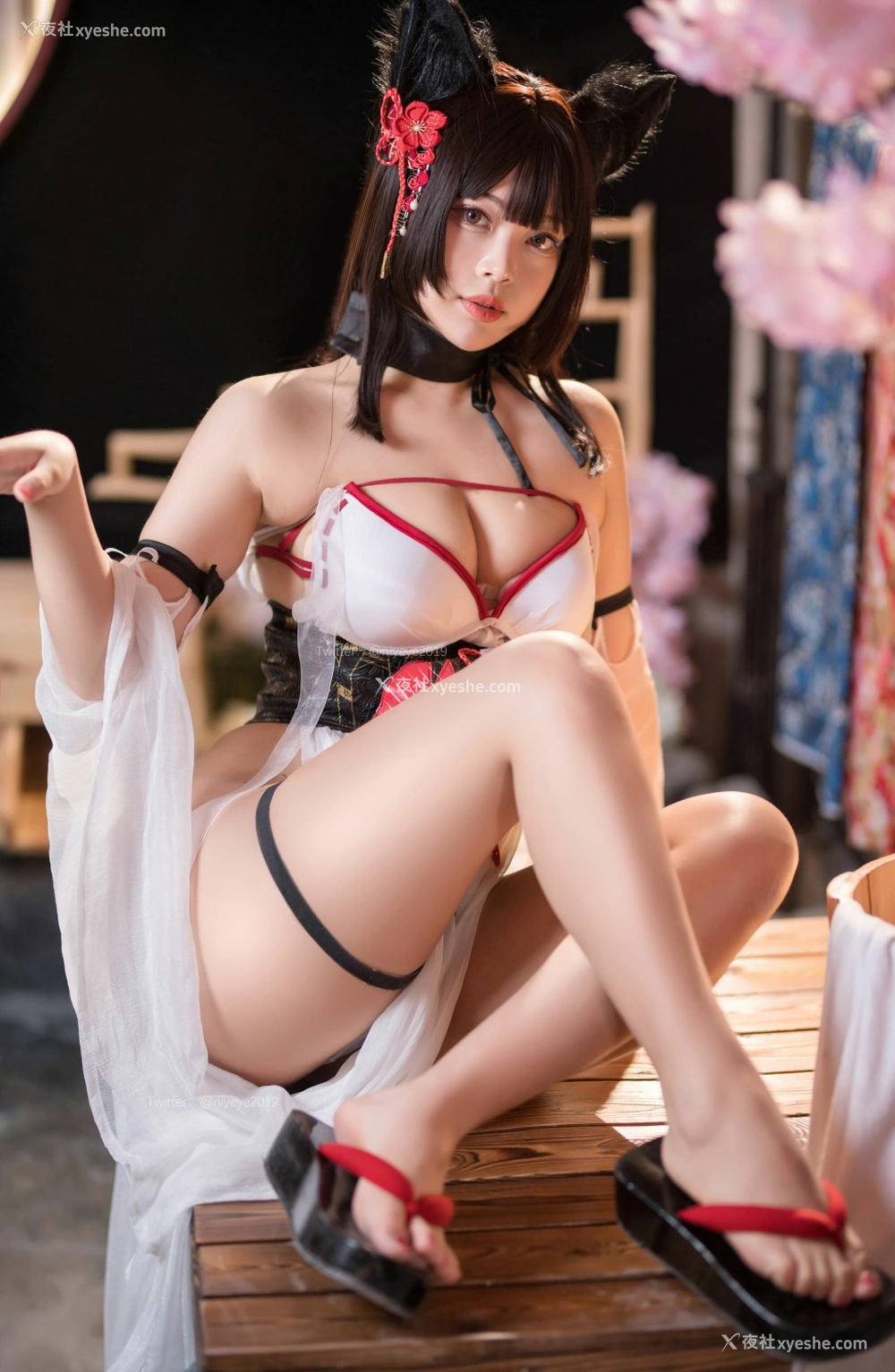 1P - [Cosplay]白烨 – 湿身泳装