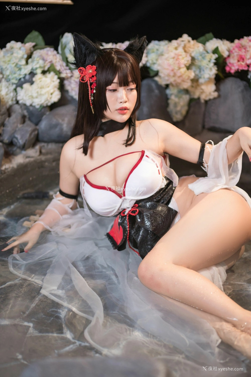 1P - [Cosplay]白烨 – 湿身泳装