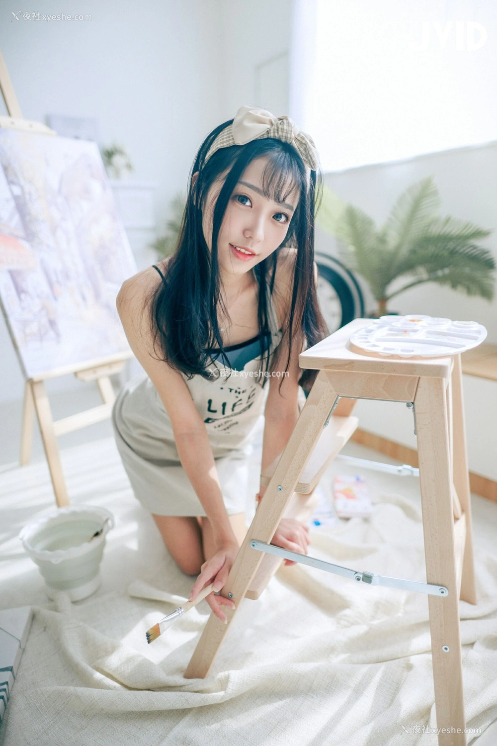 1P - 妍妍《裸体“插”画家》