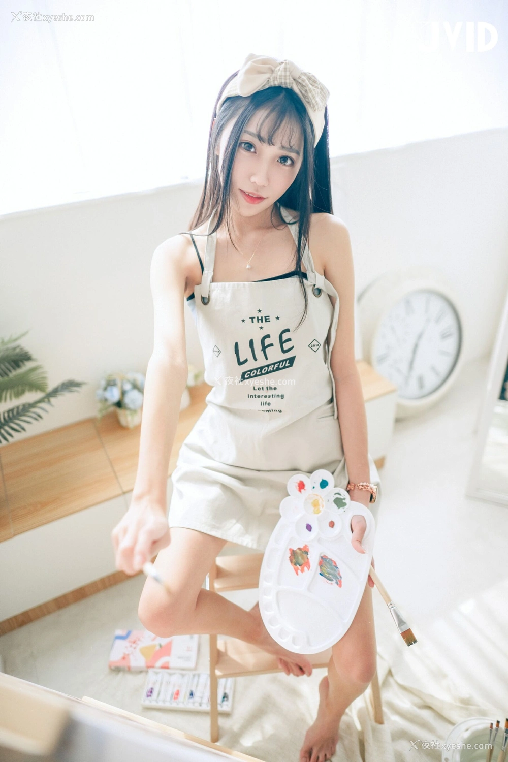 1P - 妍妍《裸体“插”画家》