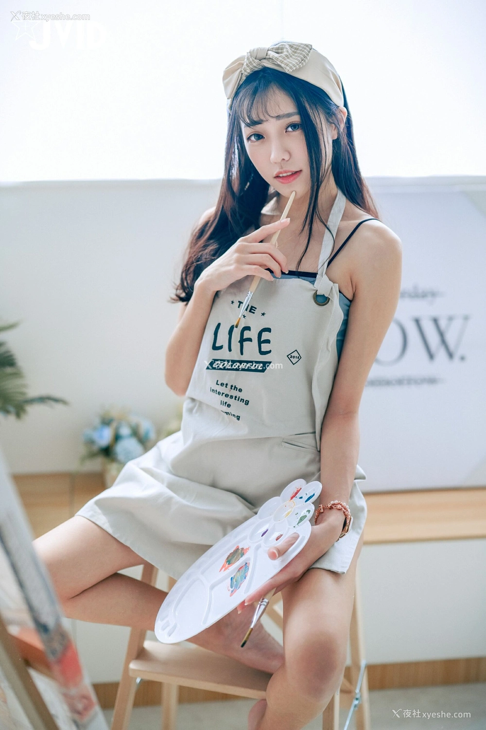 1P - 妍妍《裸体“插”画家》