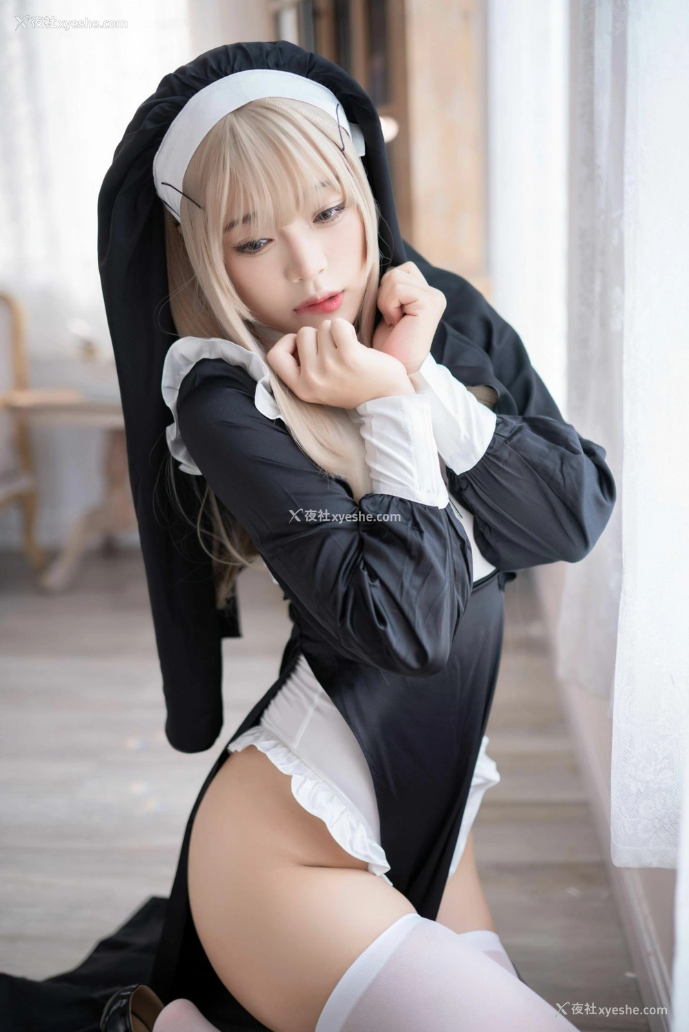 1P - 白烨 – 禁x欲修女