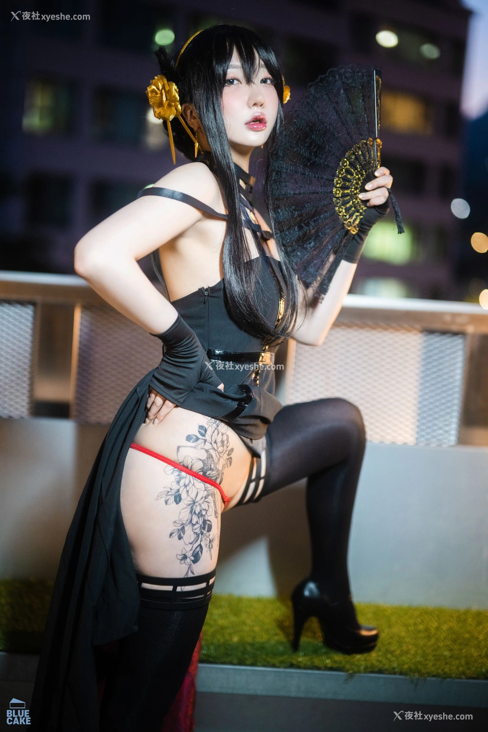 1P - [BLUECAKE] YeEun – Black Rose