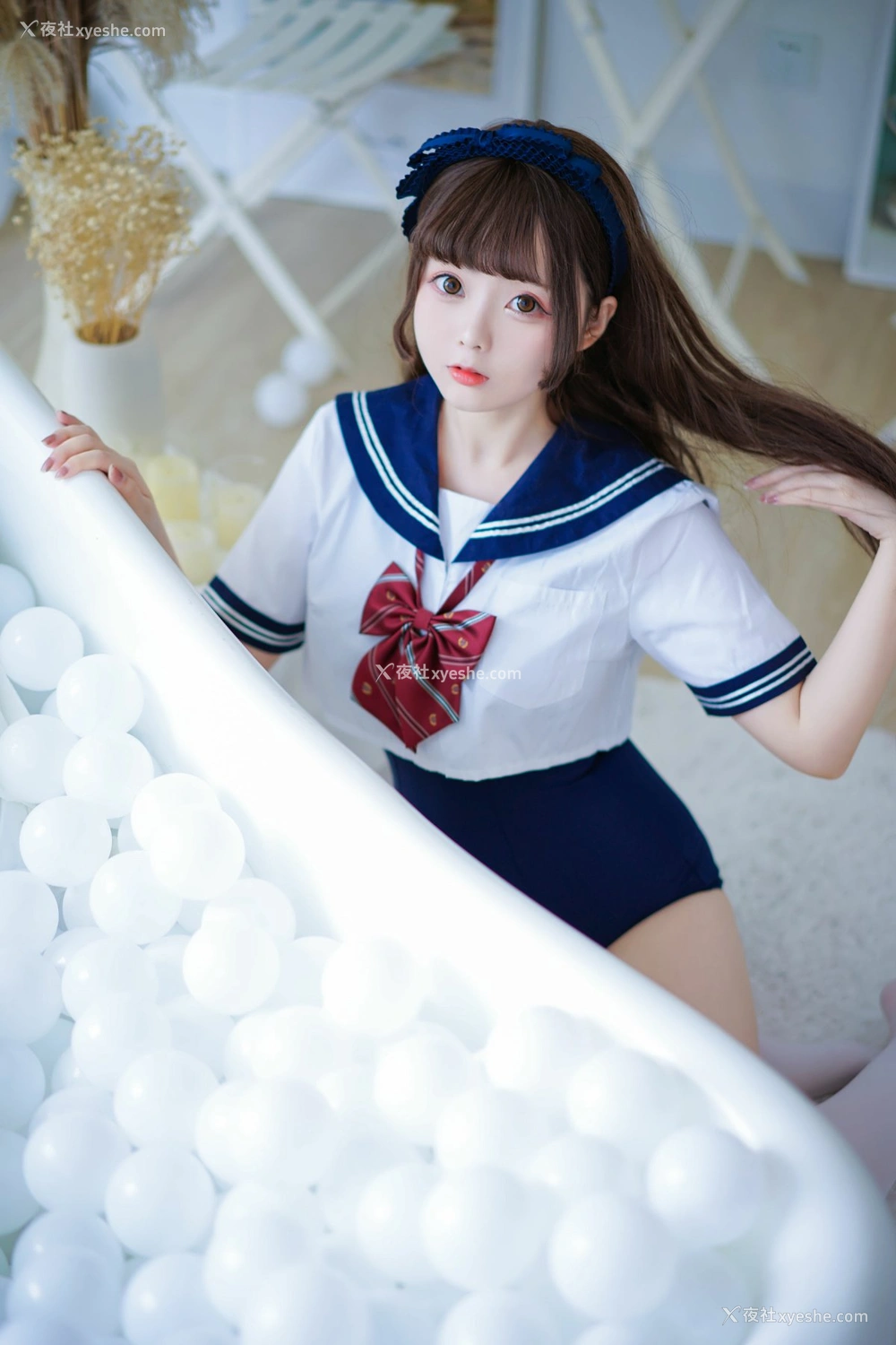 1P - [Cosplay]日奈娇 – 制服死库水