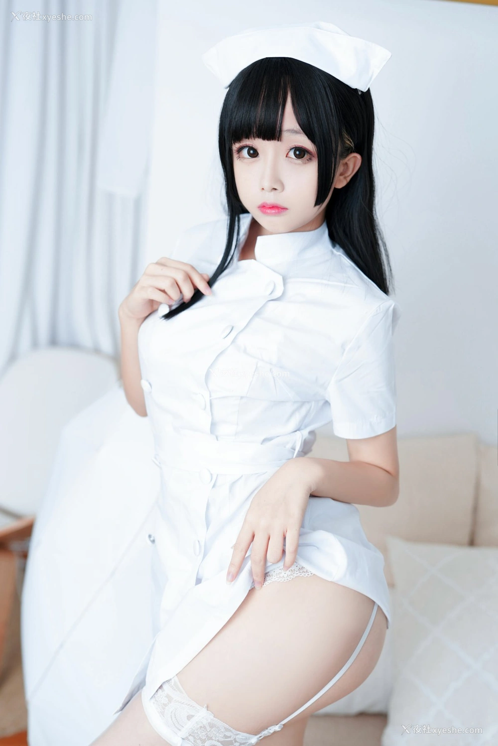 [Cosplay]日奈娇 – 纯白护士