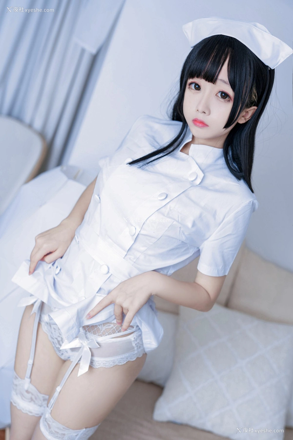 1P - [Cosplay]日奈娇 – 纯白护士