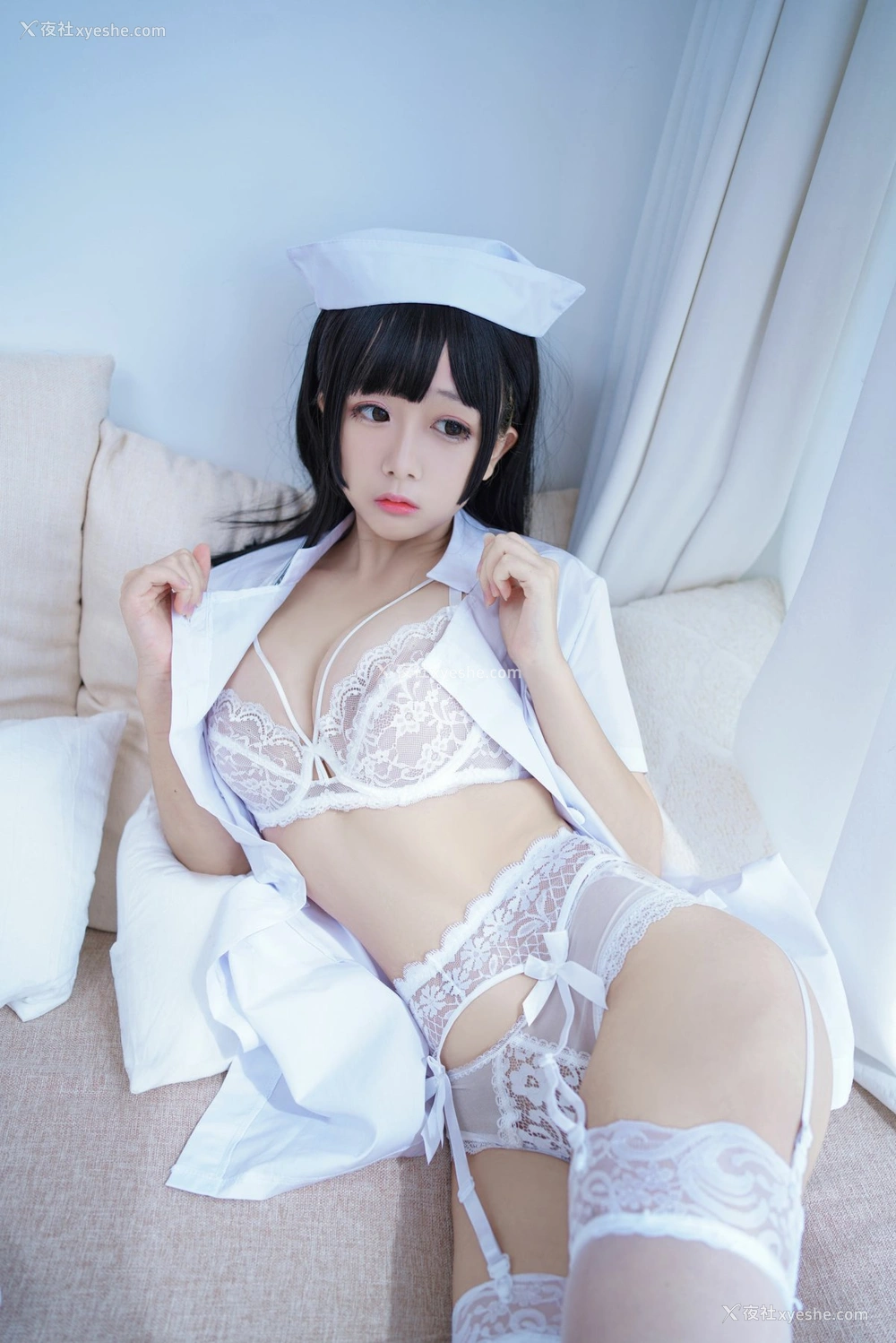 1P - [Cosplay]日奈娇 – 纯白护士