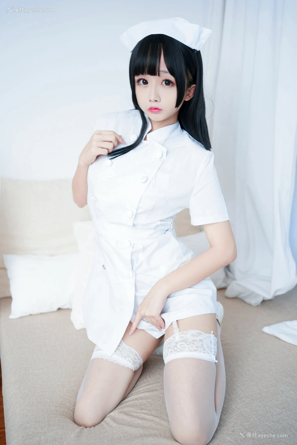 1P - [Cosplay]日奈娇 – 纯白护士