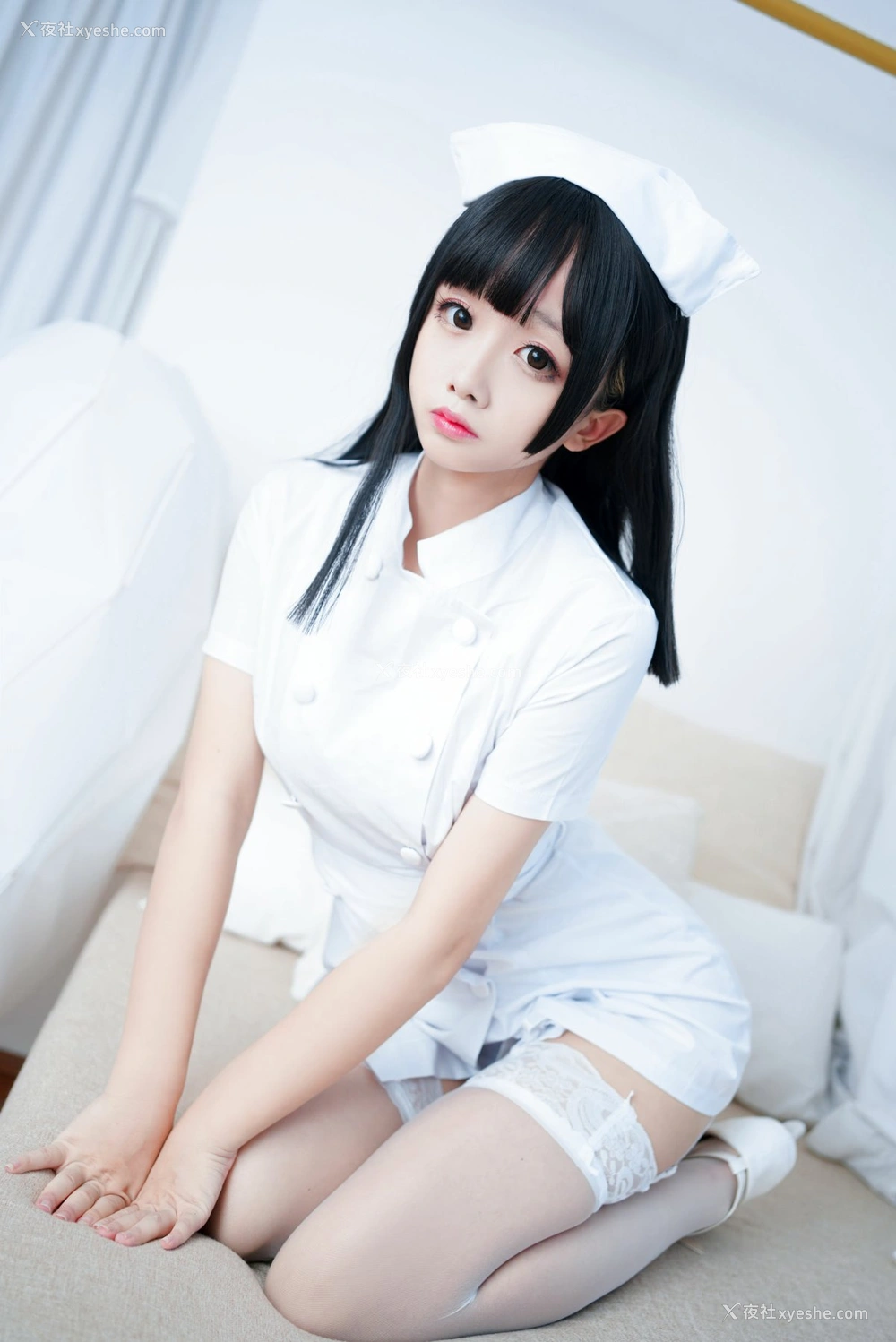 1P - [Cosplay]日奈娇 – 纯白护士