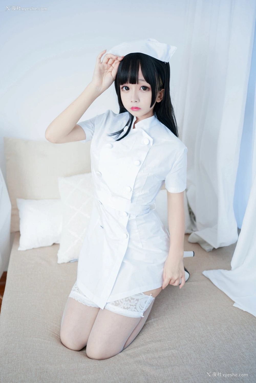 1P - [Cosplay]日奈娇 – 纯白护士