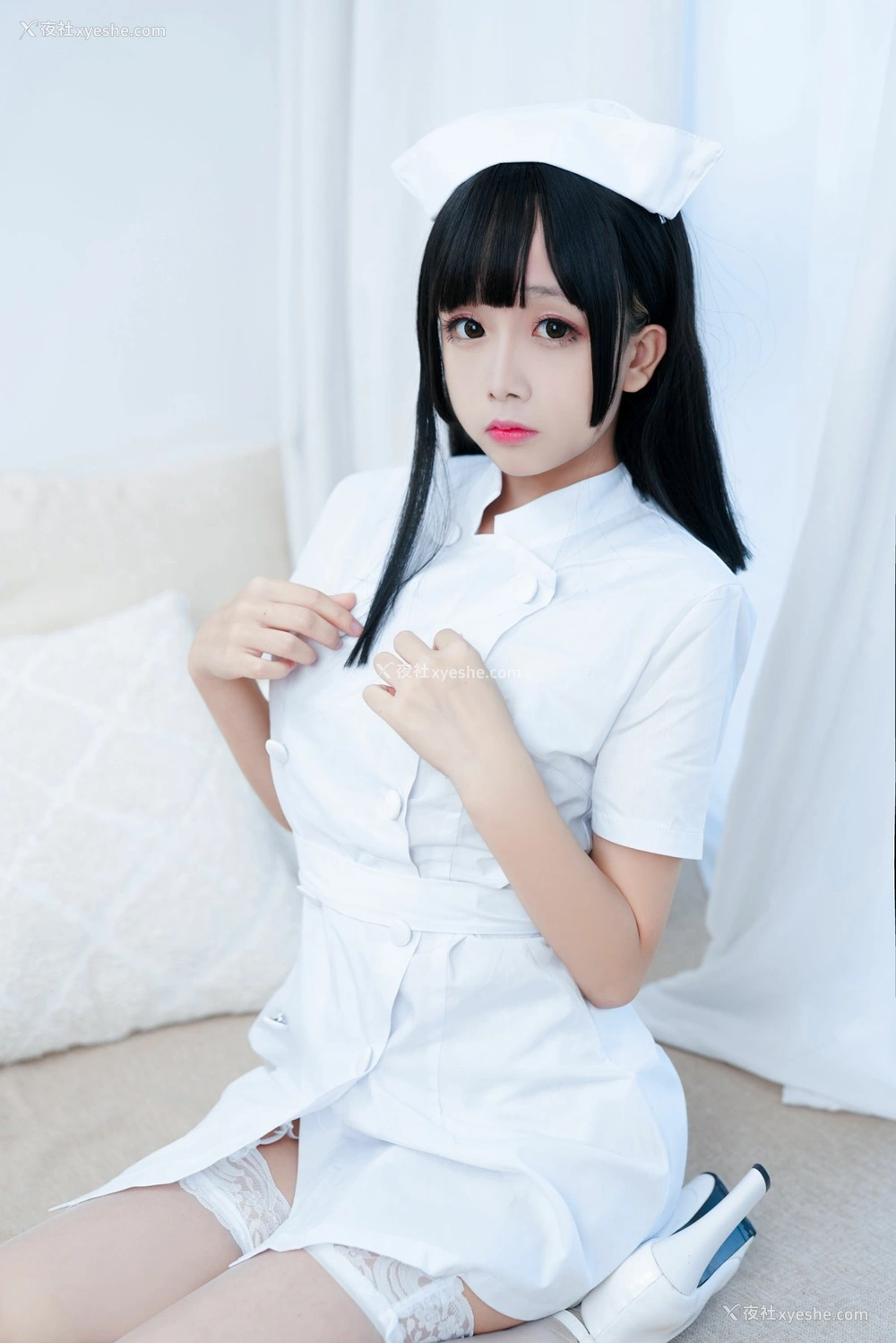 1P - [Cosplay]日奈娇 – 纯白护士