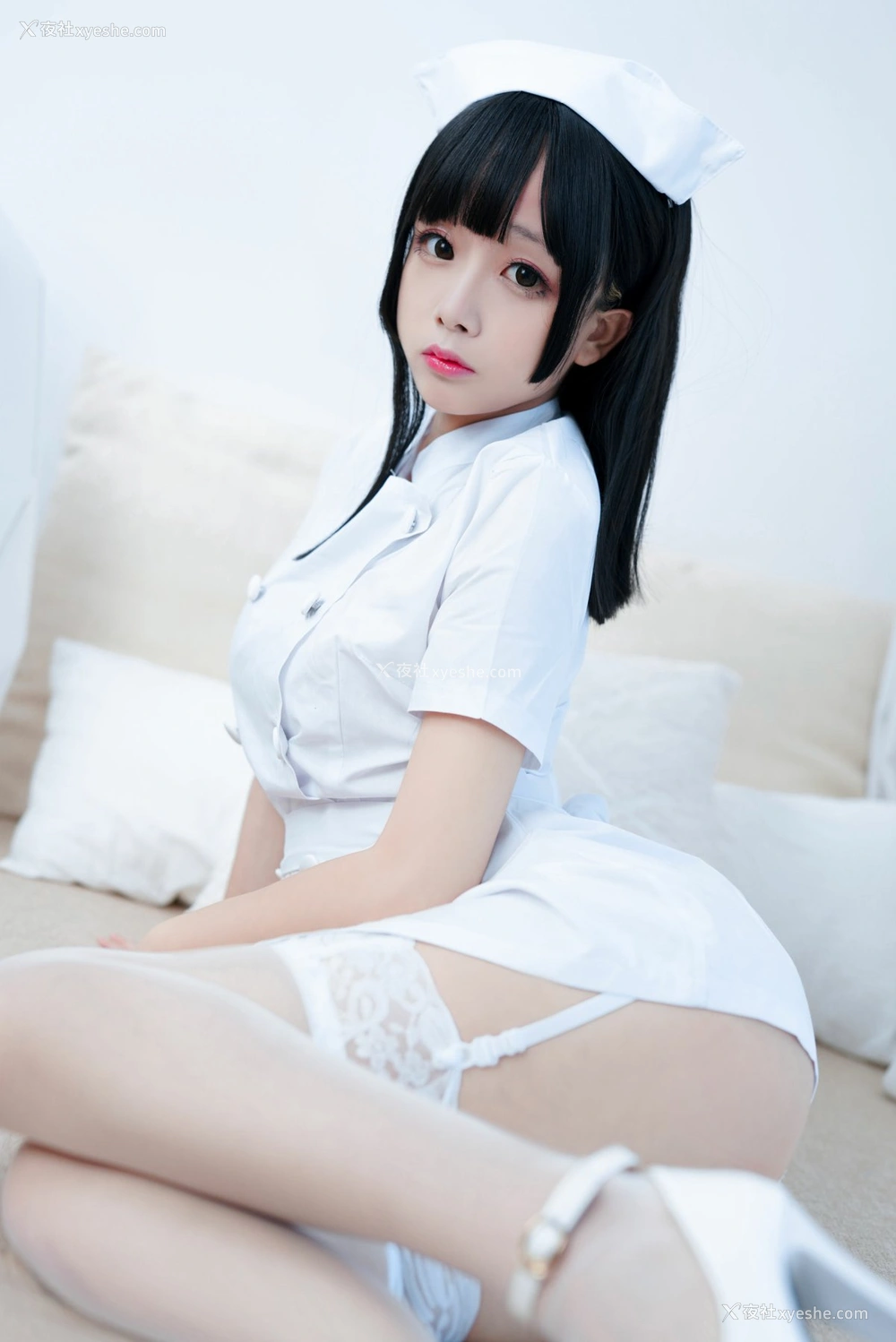 1P - [Cosplay]日奈娇 – 纯白护士