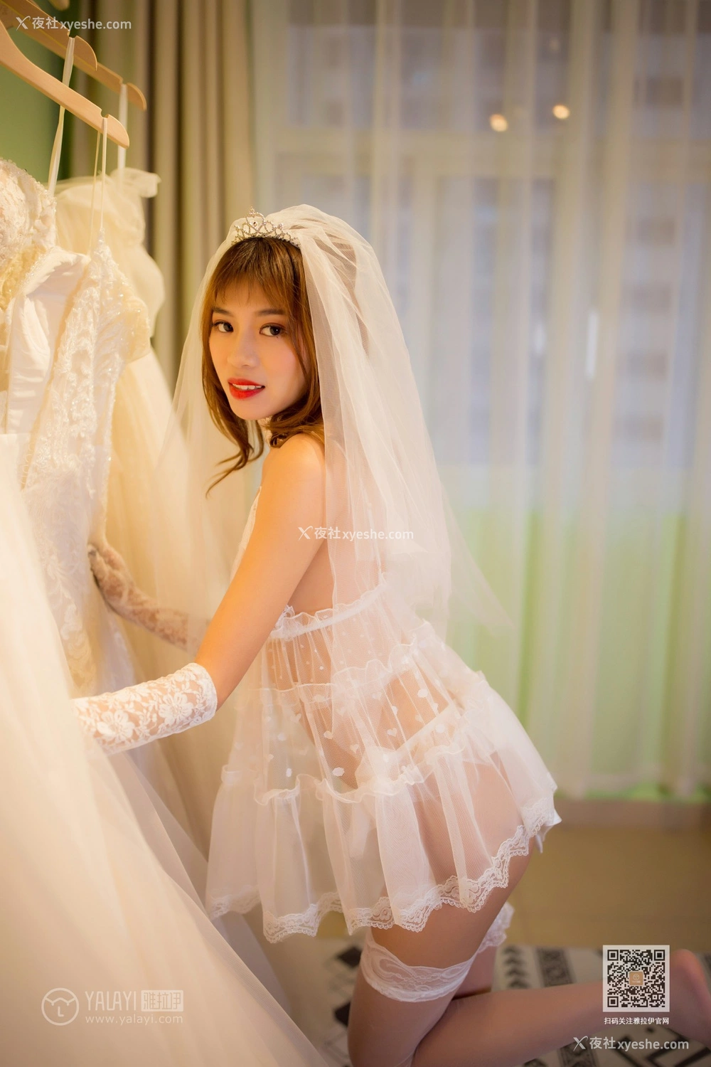 1P - [YALAYI雅拉伊] Y523 丽雅 情趣婚纱