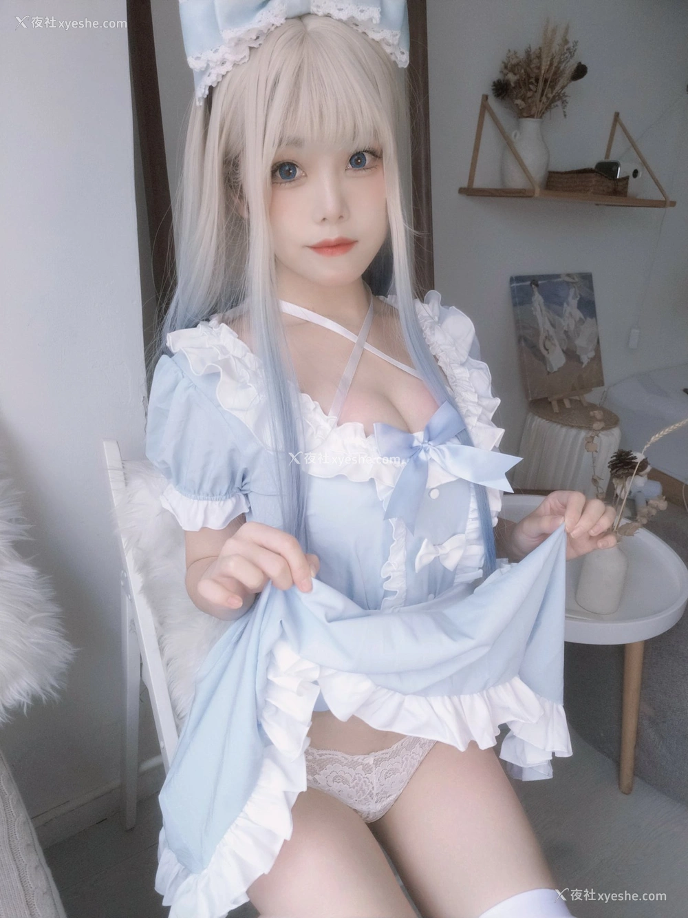 1P - 蜜汁猫裘 – 蓝baby