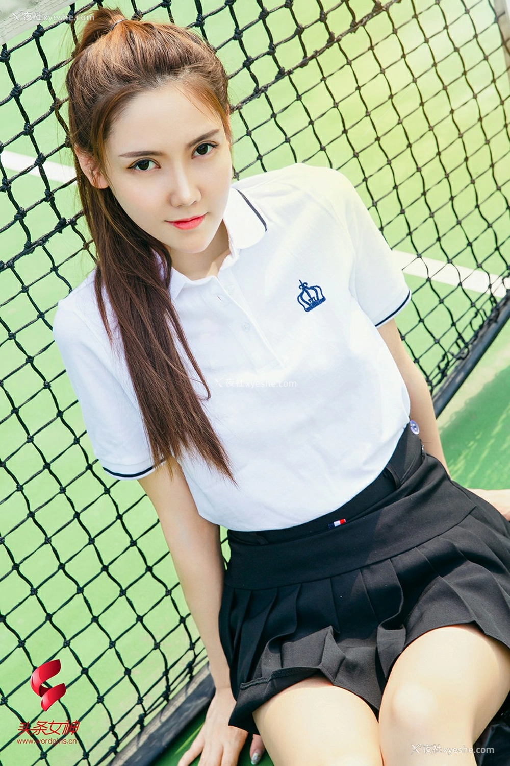 1P - [TouTiao头条女神] 莎伦 我是网球美少女