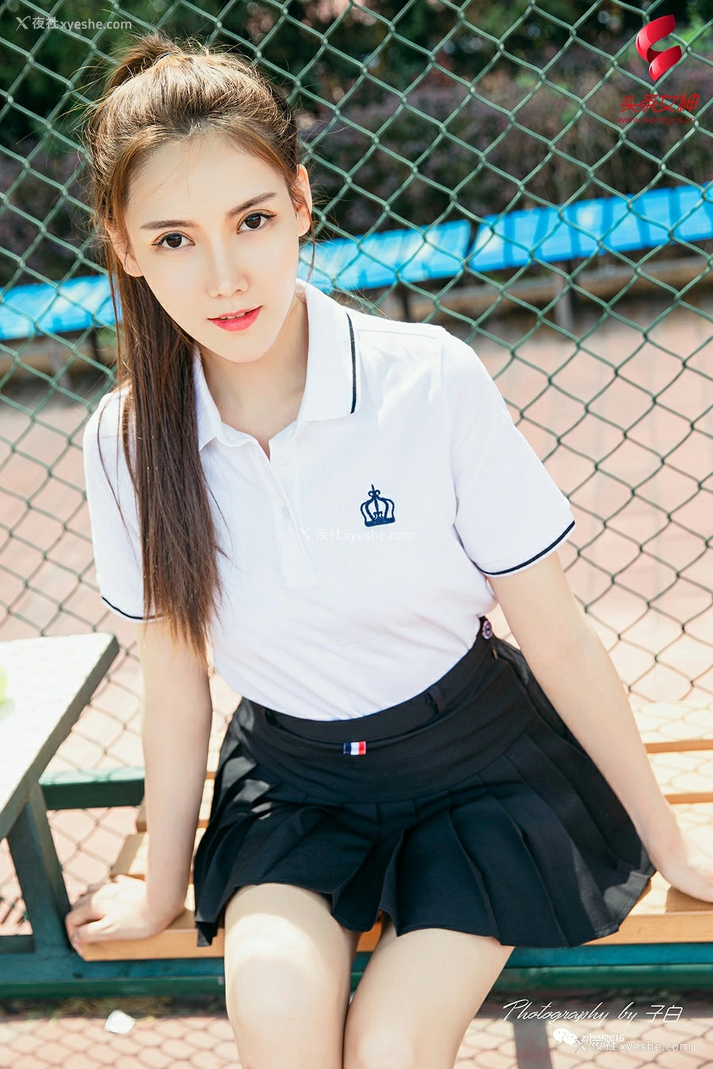1P - [TouTiao头条女神] 莎伦 我是网球美少女