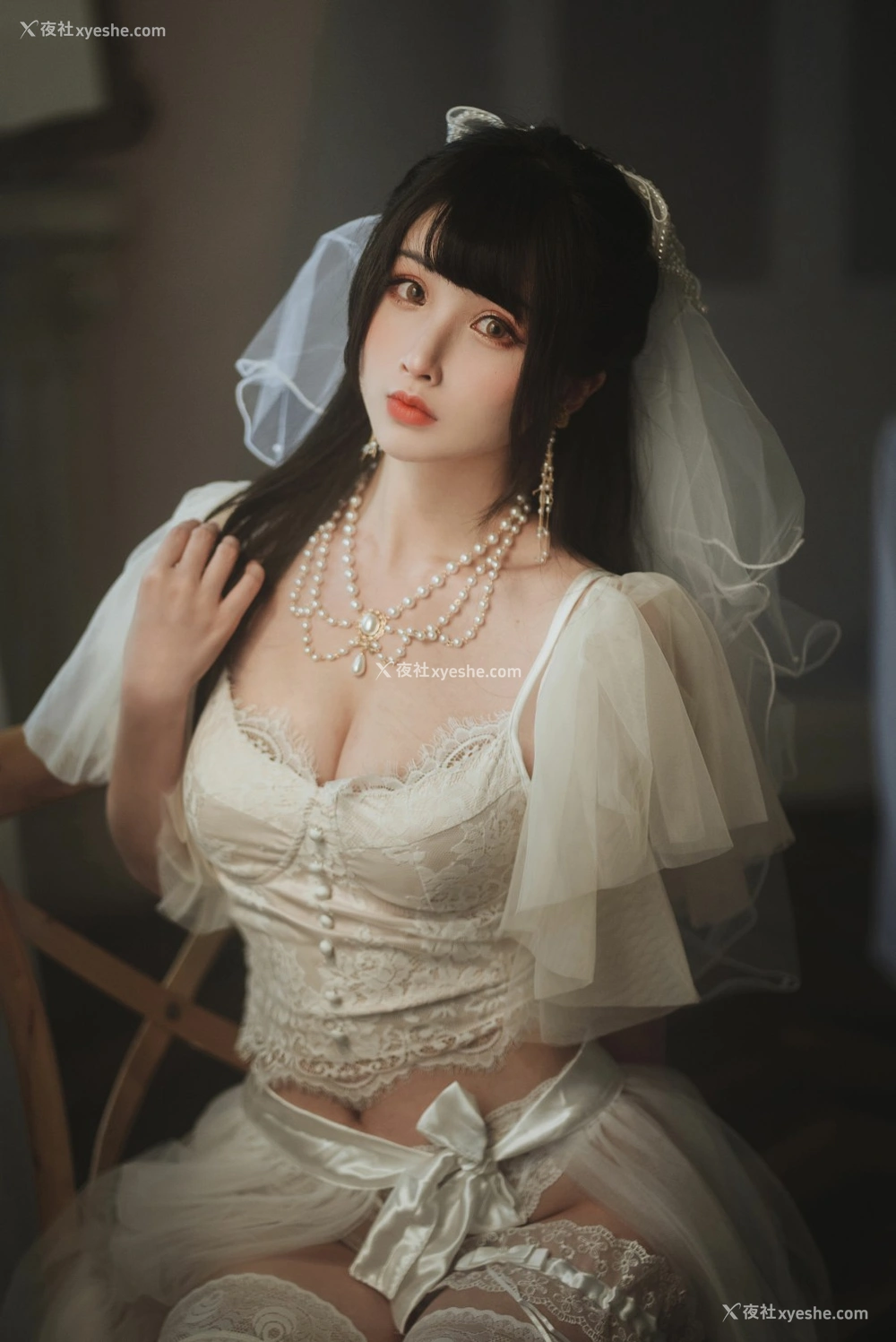 1P - rioko凉凉子 – 透明婚纱