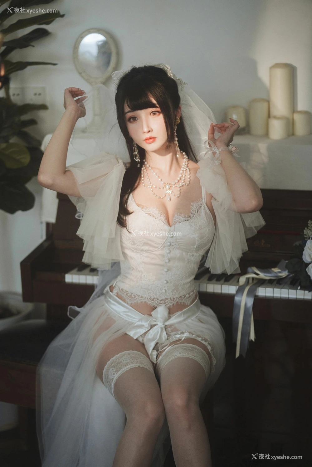 1P - rioko凉凉子 – 透明婚纱