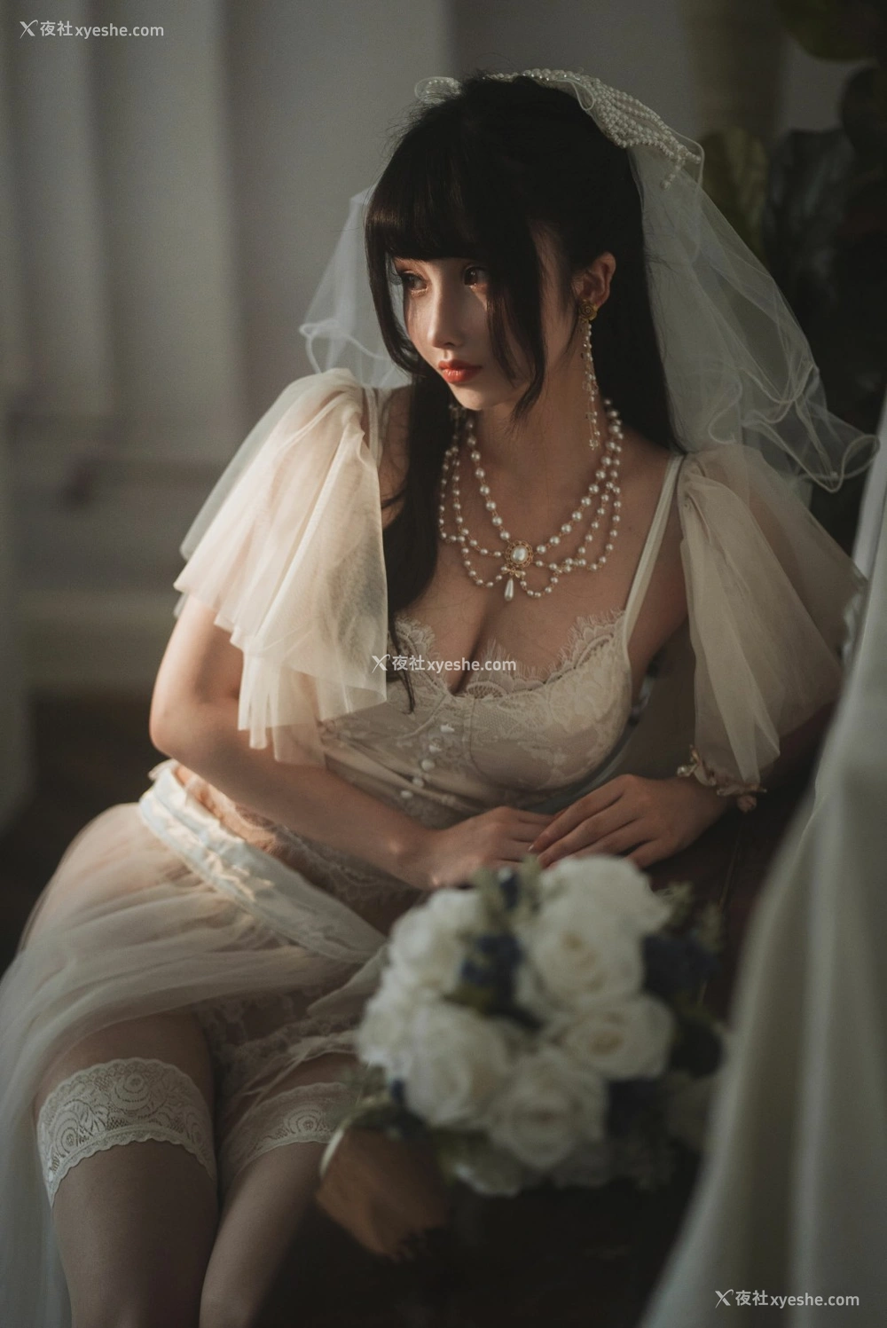 1P - rioko凉凉子 – 透明婚纱