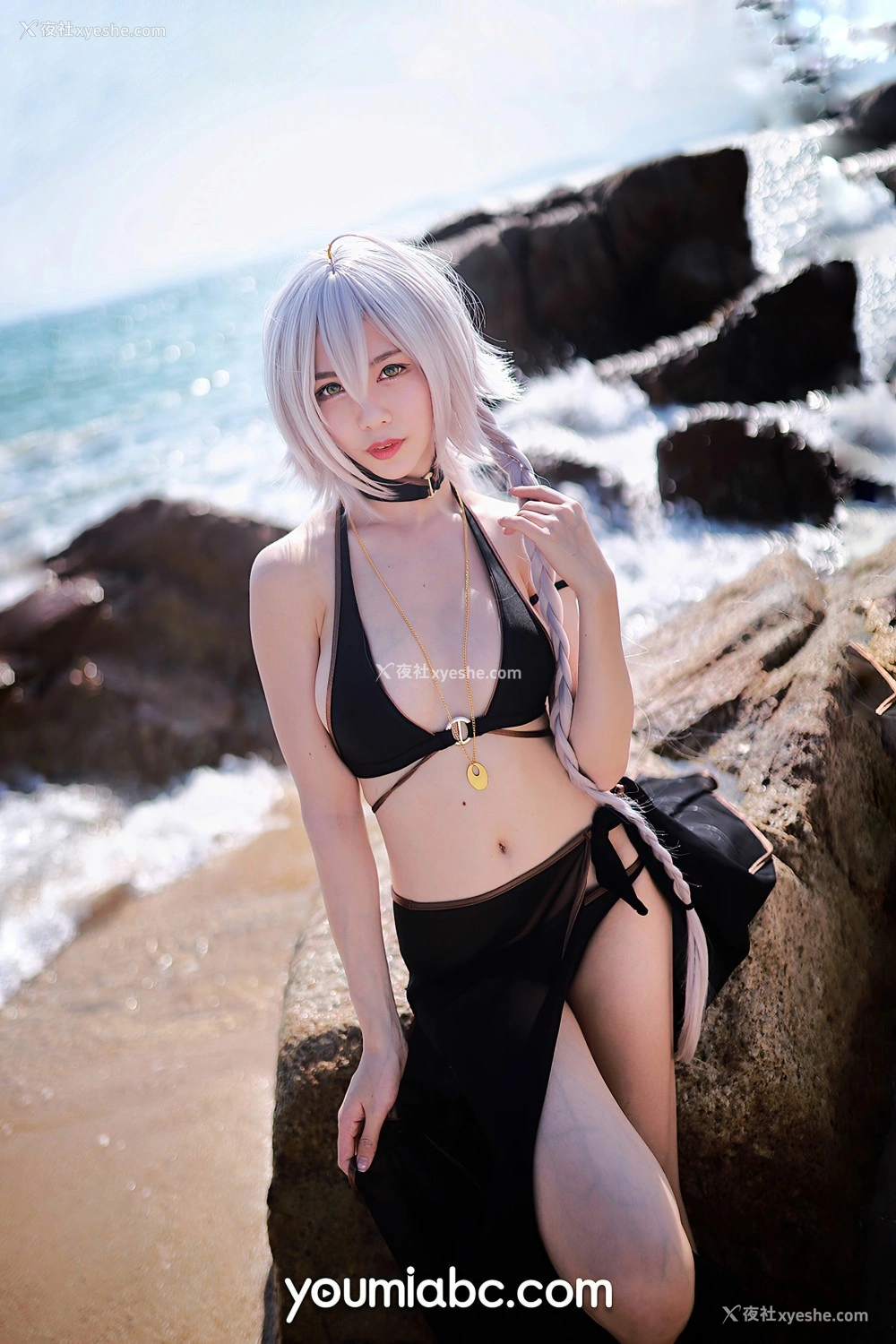 1P - [尤蜜YouMi] 抖娘利世 FGO~泳装黑贞德