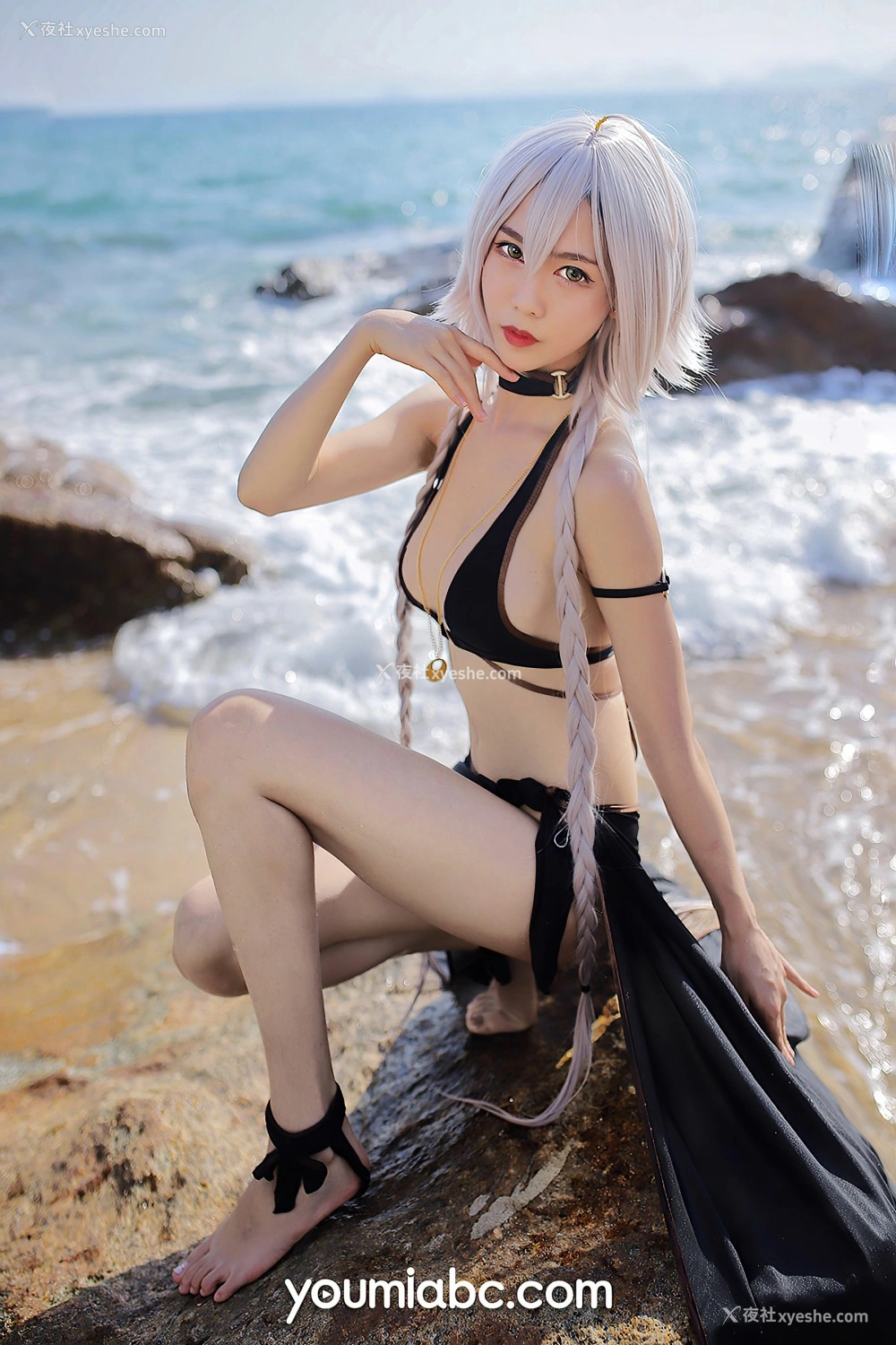 1P - [尤蜜YouMi] 抖娘利世 FGO~泳装黑贞德