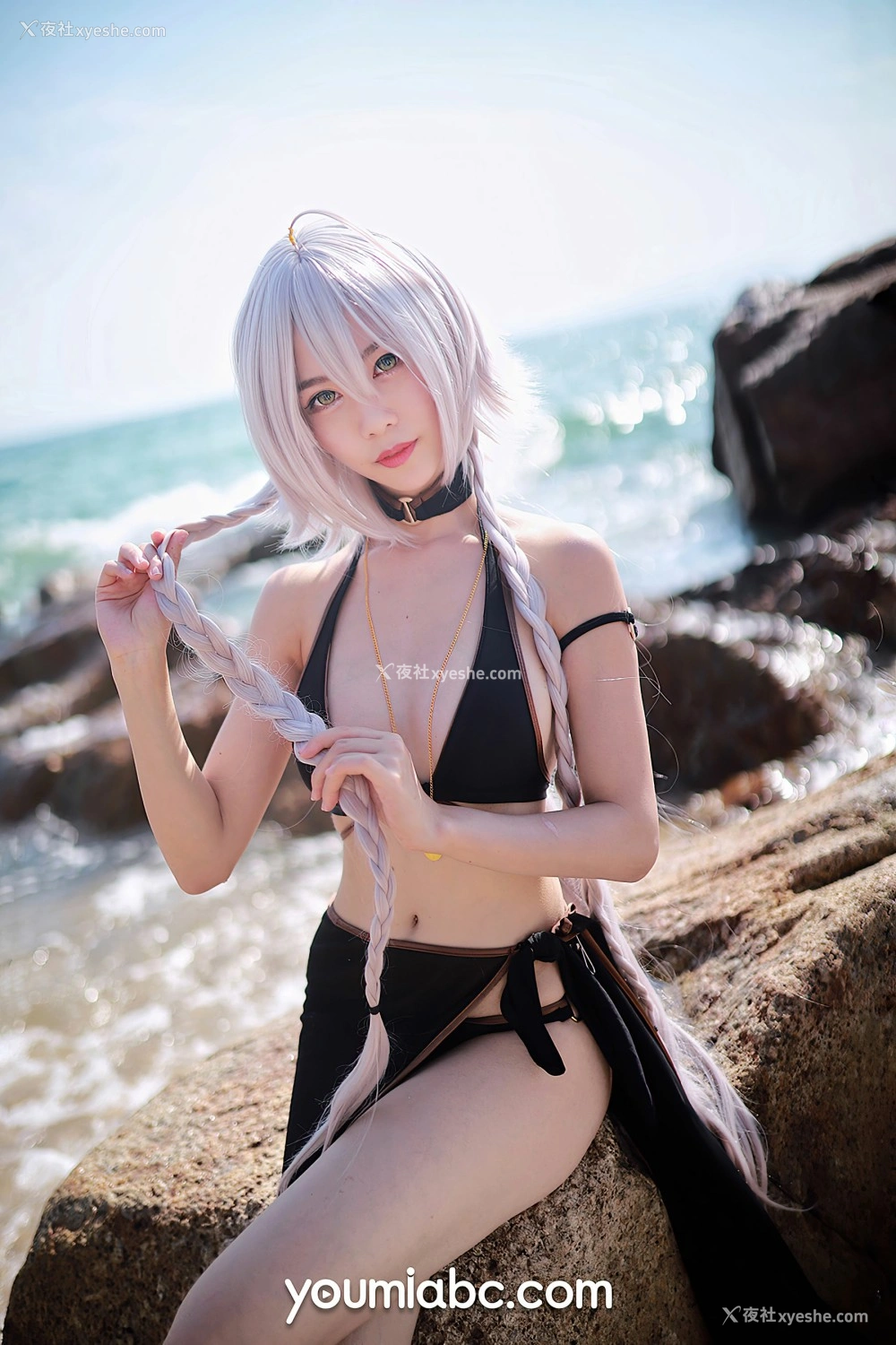 1P - [尤蜜YouMi] 抖娘利世 FGO~泳装黑贞德