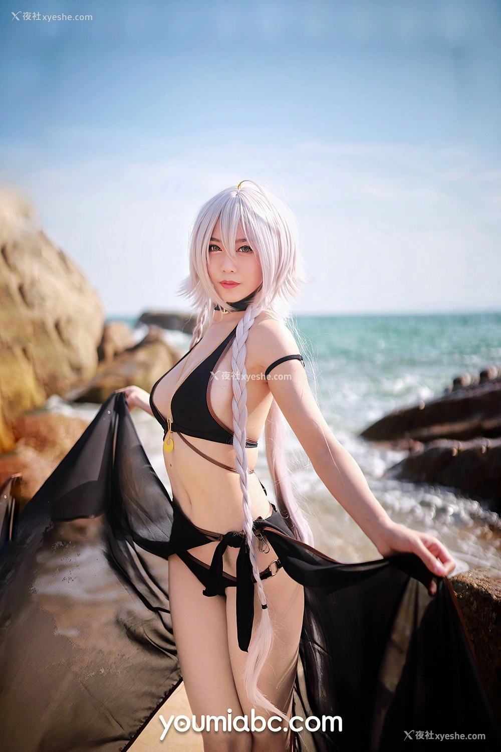 1P - [尤蜜YouMi] 抖娘利世 FGO~泳装黑贞德