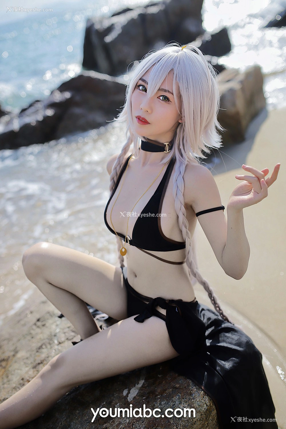 1P - [尤蜜YouMi] 抖娘利世 FGO~泳装黑贞德