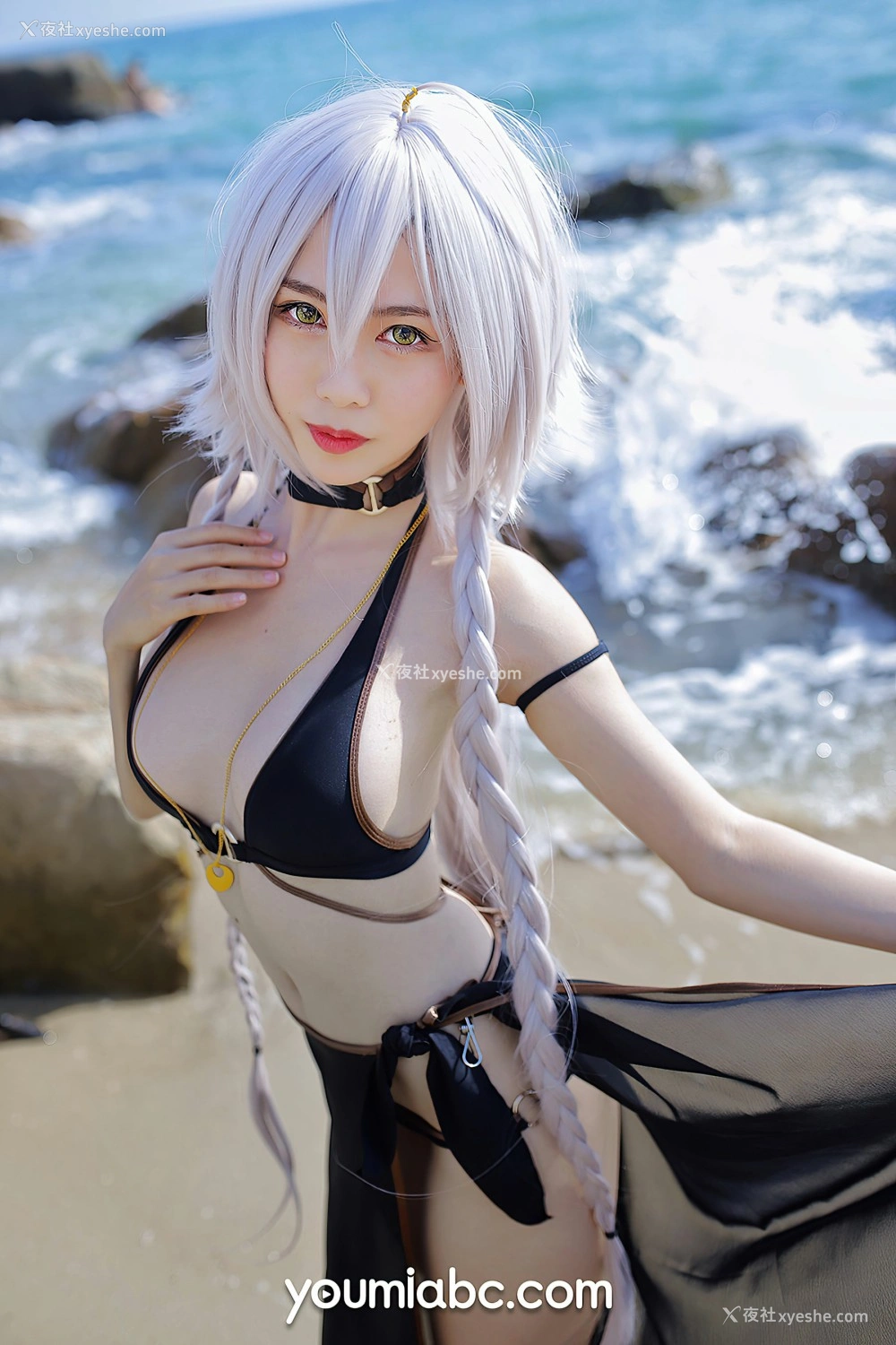 1P - [尤蜜YouMi] 抖娘利世 FGO~泳装黑贞德