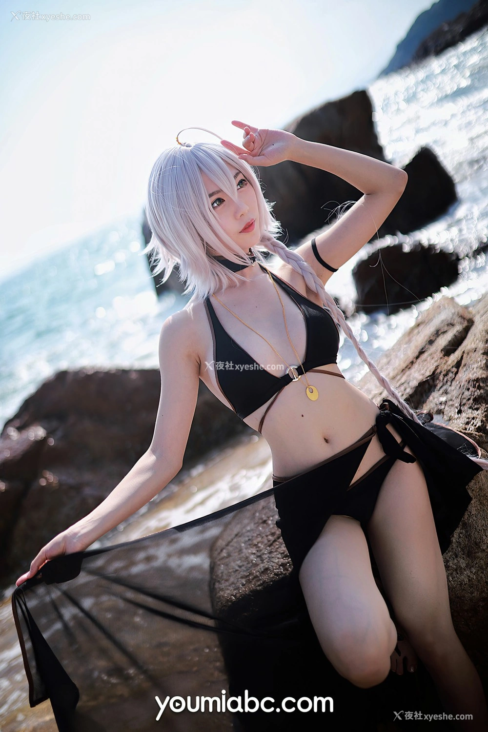 1P - [尤蜜YouMi] 抖娘利世 FGO~泳装黑贞德