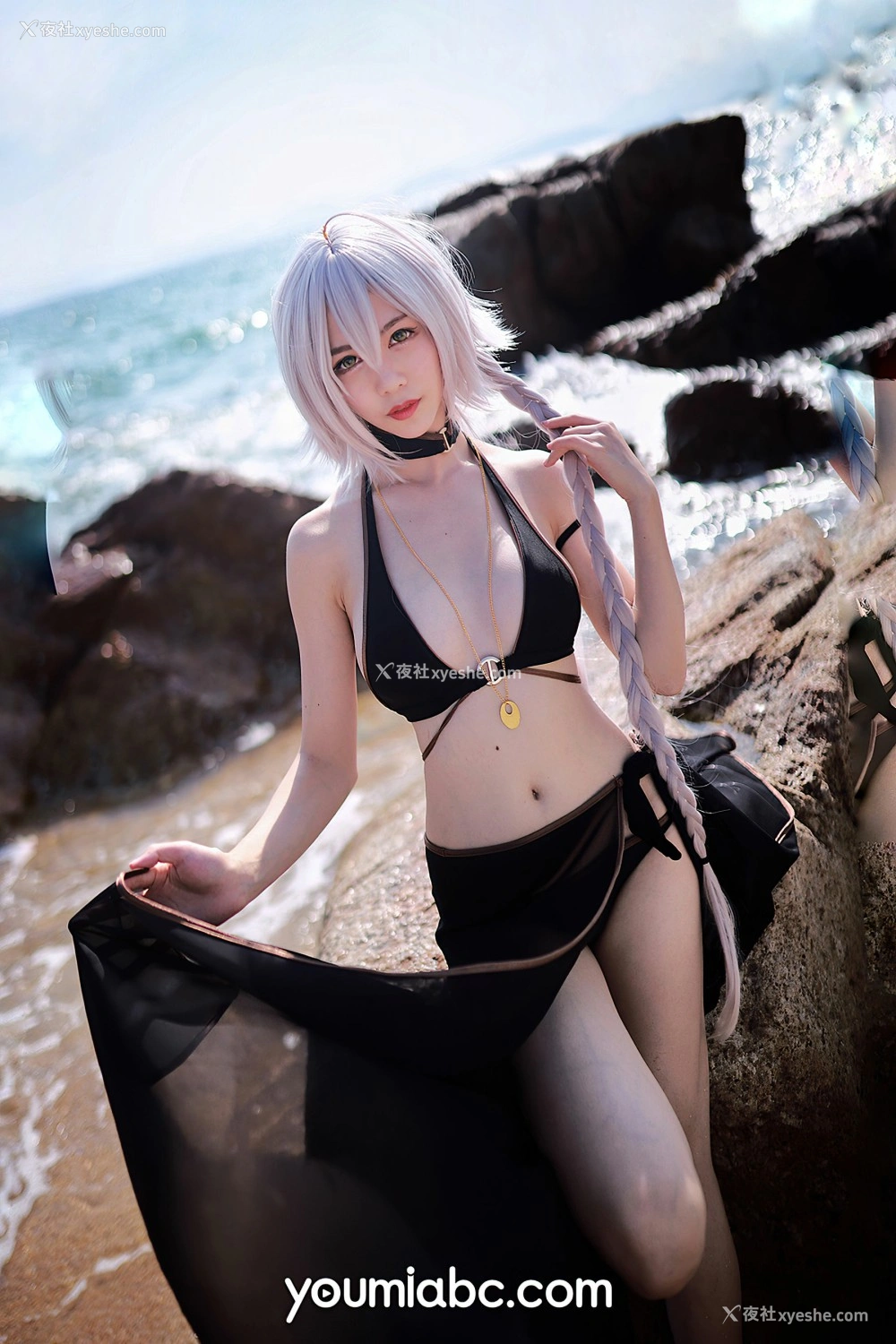 1P - [尤蜜YouMi] 抖娘利世 FGO~泳装黑贞德