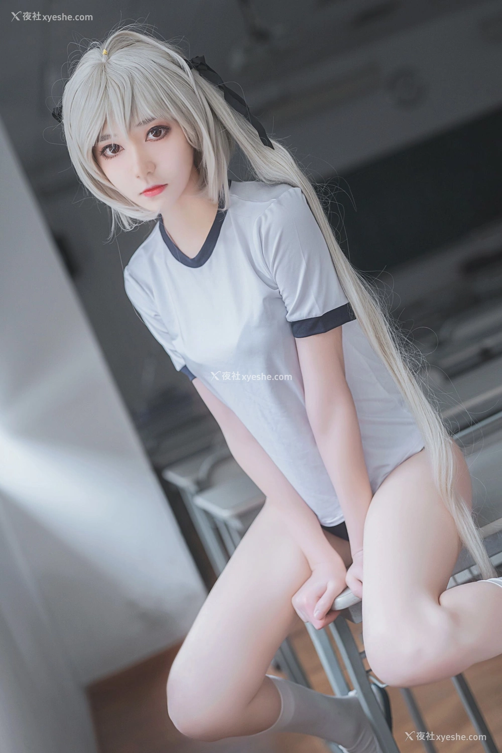 1P - [Cosplay]南桃Momoko – 春日野穹体操服