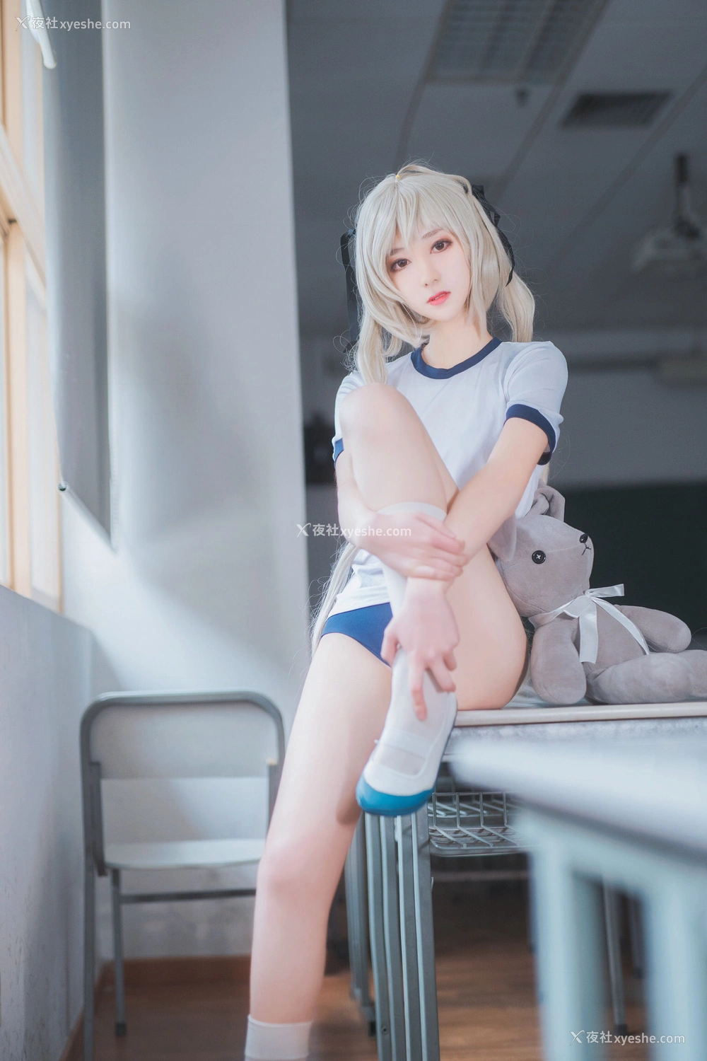 1P - [Cosplay]南桃Momoko – 春日野穹体操服