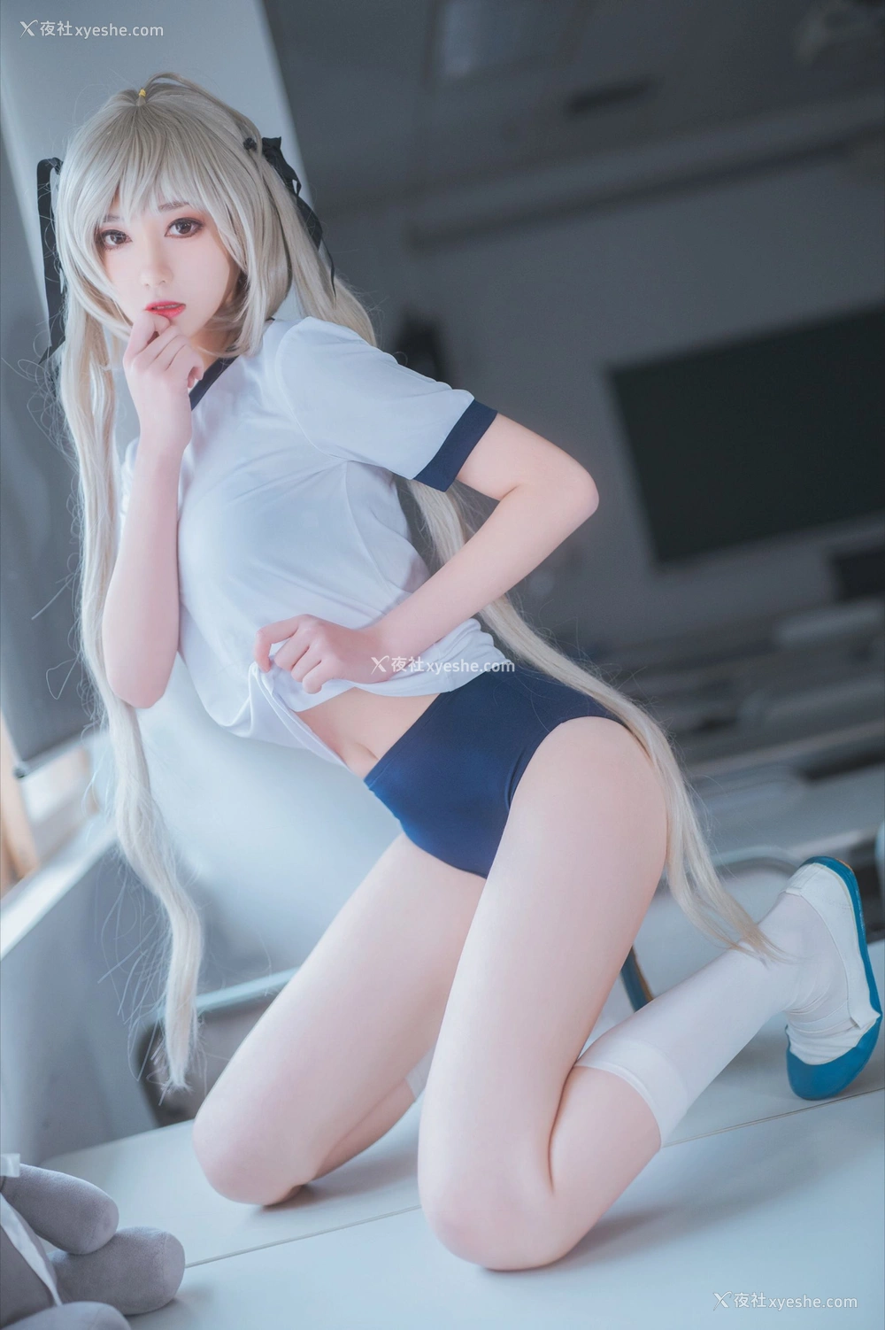 1P - [Cosplay]南桃Momoko – 春日野穹体操服