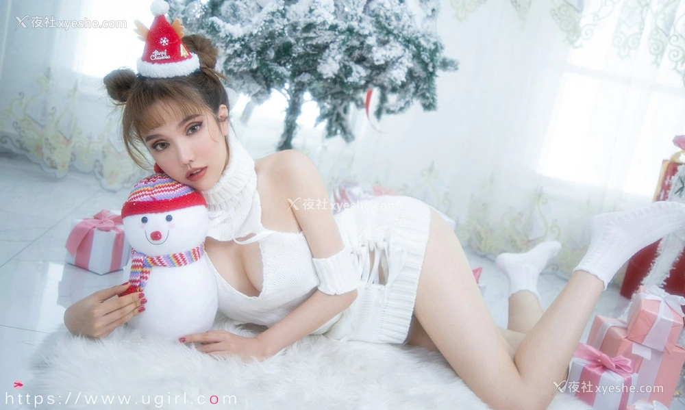 1P - [Ugirls尤果网]爱尤物专辑 No.1987 妮小妖 双色圣诞