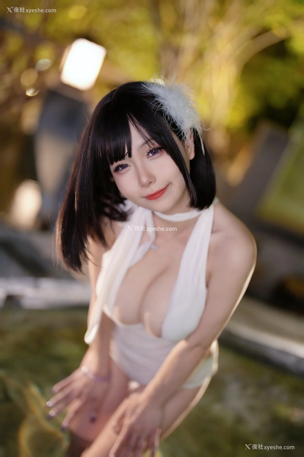 1P - 末夜787 – 夏日白色泳装