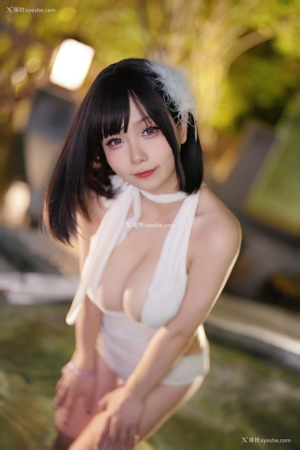 1P - 末夜787 – 夏日白色泳装