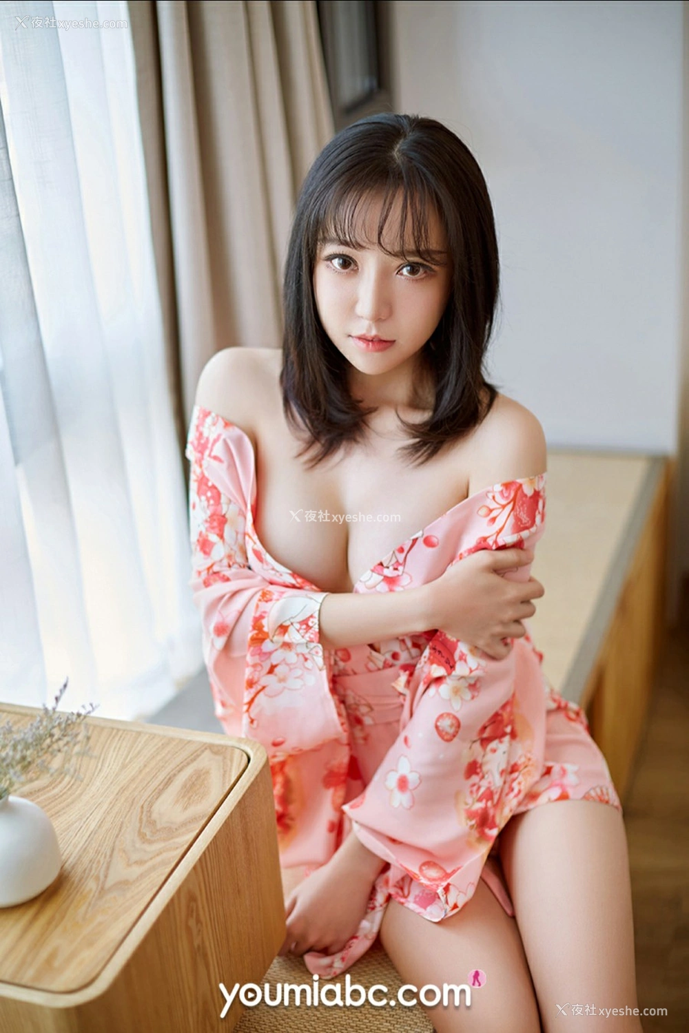 1P - [YouMi尤蜜] 白亦Ada 粉嫩樱花喵