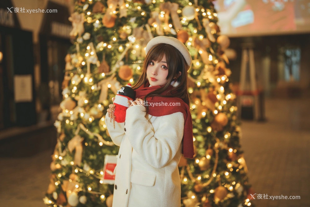 1P - [Cosplay]rioko凉凉子 – 圣诞麋鹿套装