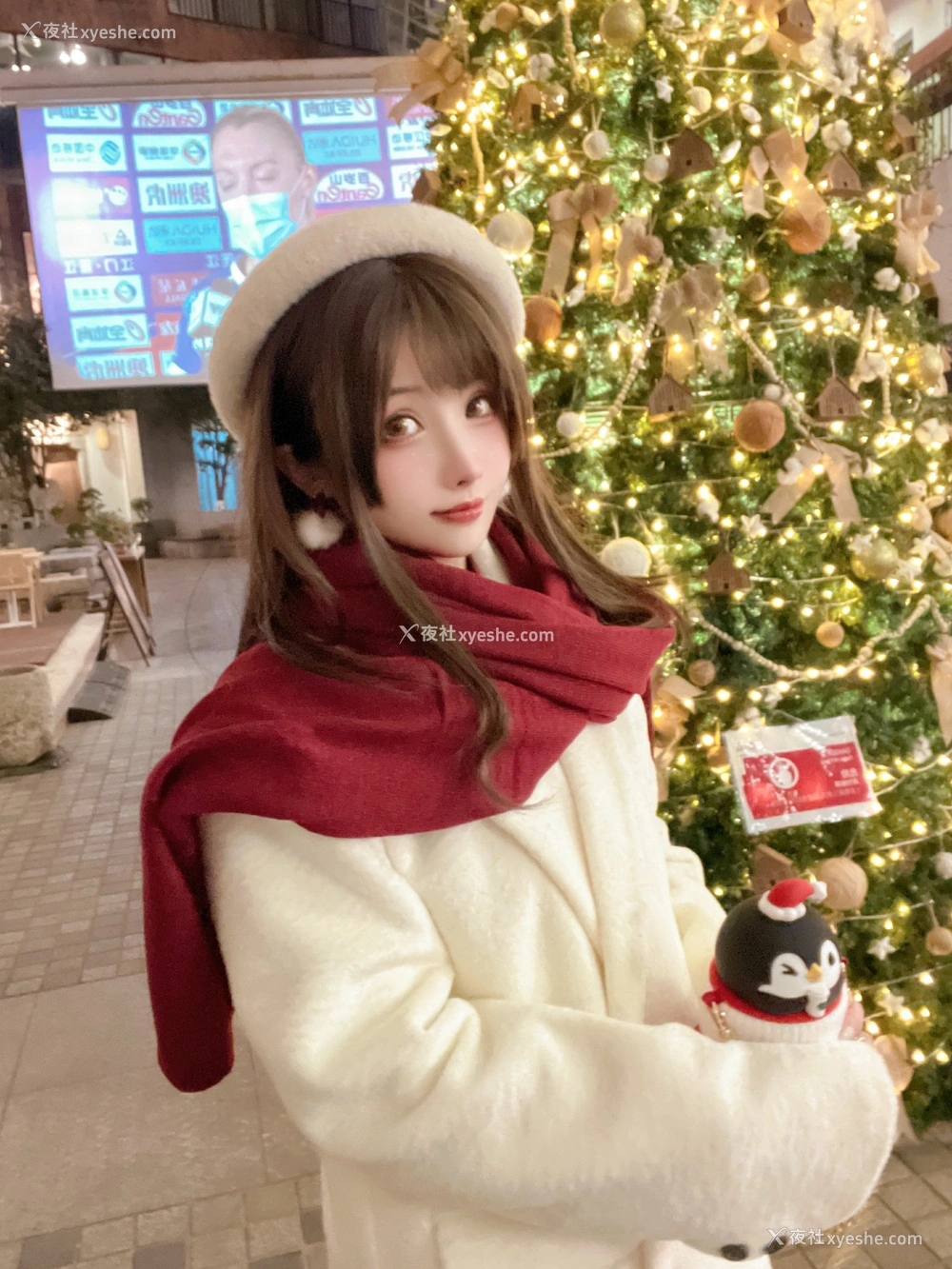 1P - [Cosplay]rioko凉凉子 – 圣诞麋鹿套装