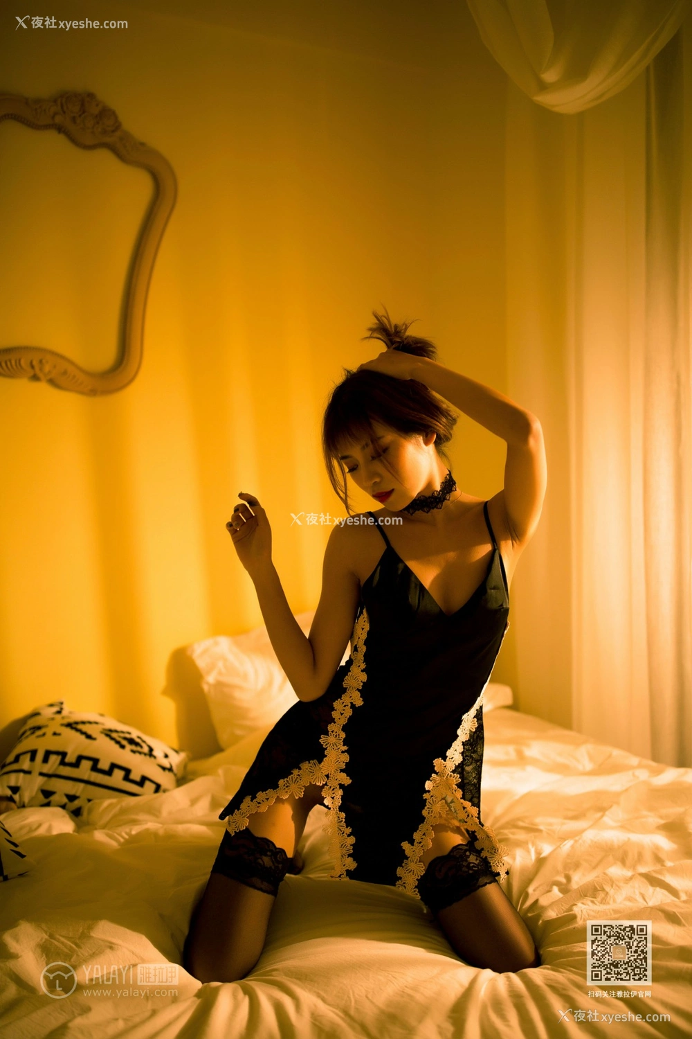 1P - [YALAYI雅拉伊] Y541 丽雅 蕾丝兔女郎