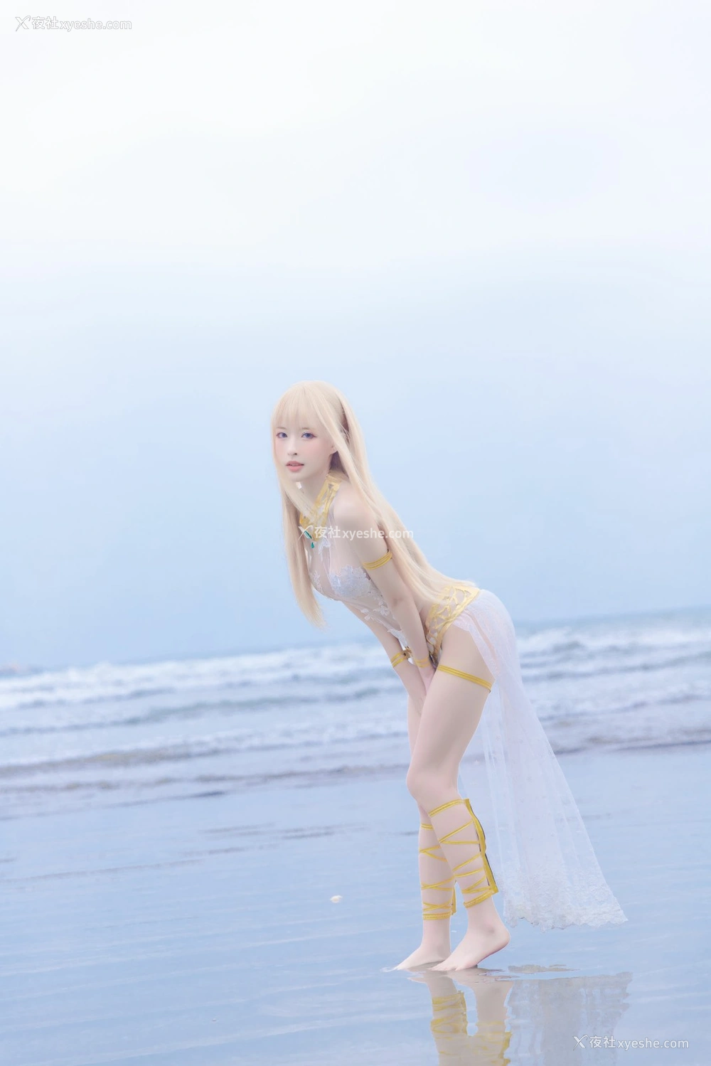 1P - 清水由乃 – 玛丽萝丝白色泳衣