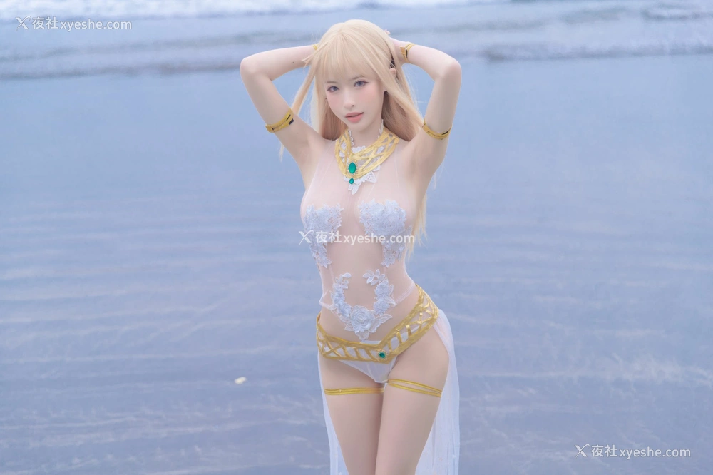 1P - 清水由乃 – 玛丽萝丝白色泳衣