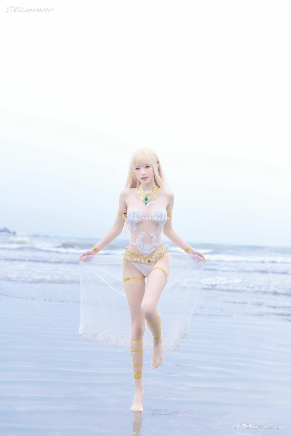 1P - 清水由乃 – 玛丽萝丝白色泳衣
